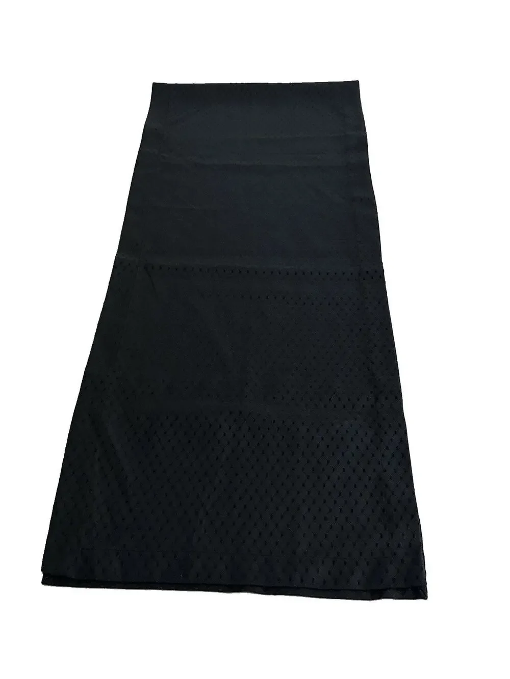 Akutana Solid black Diamond Print Rectangle Table Runner 14 X 70 In